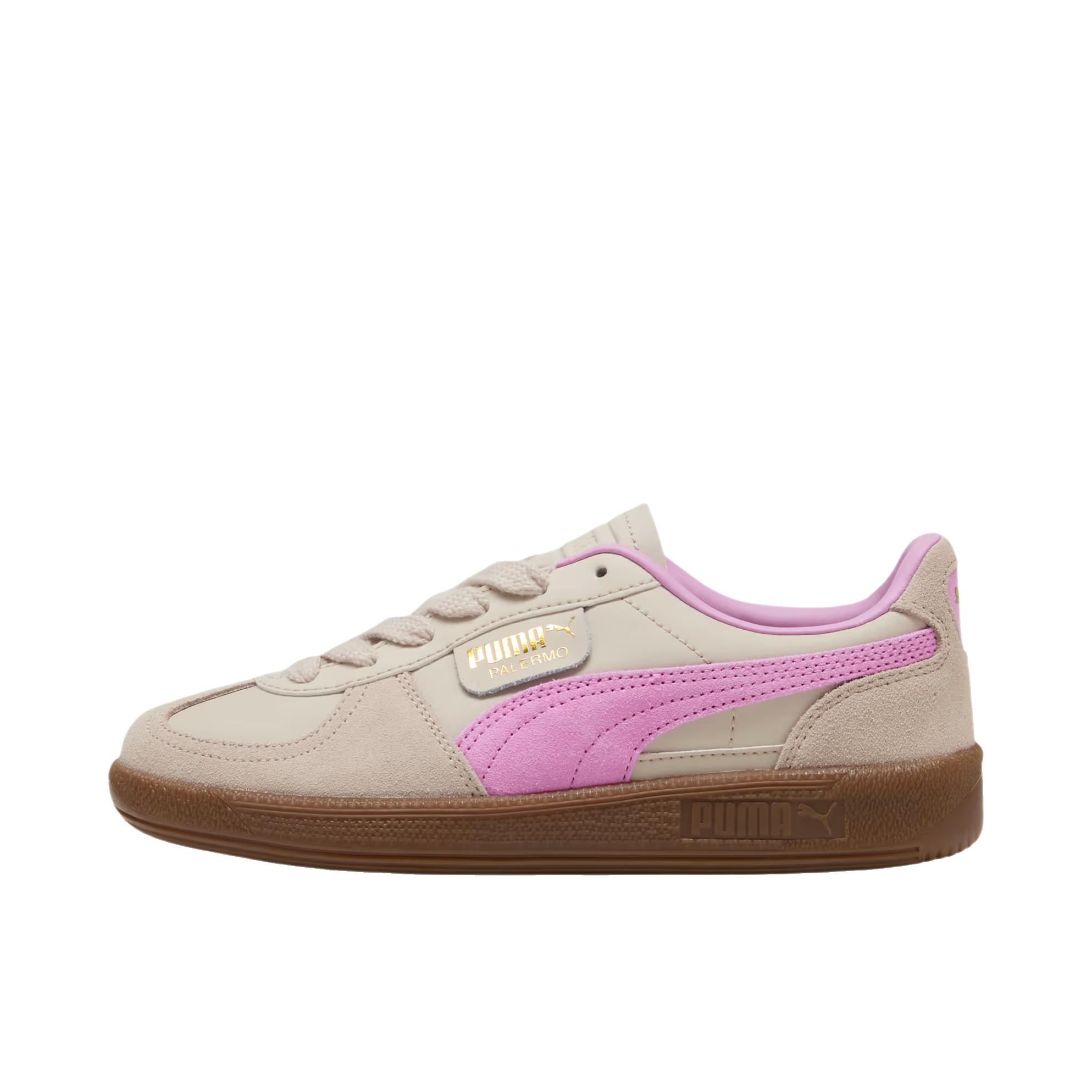 推荐商品：【朴彩英同款】 Puma/彪马 Palermo Og T头鞋 德训鞋 运动休闲鞋 时尚潮流拼接舒适百搭薄底复古 低帮/大童/银雾色/紫光