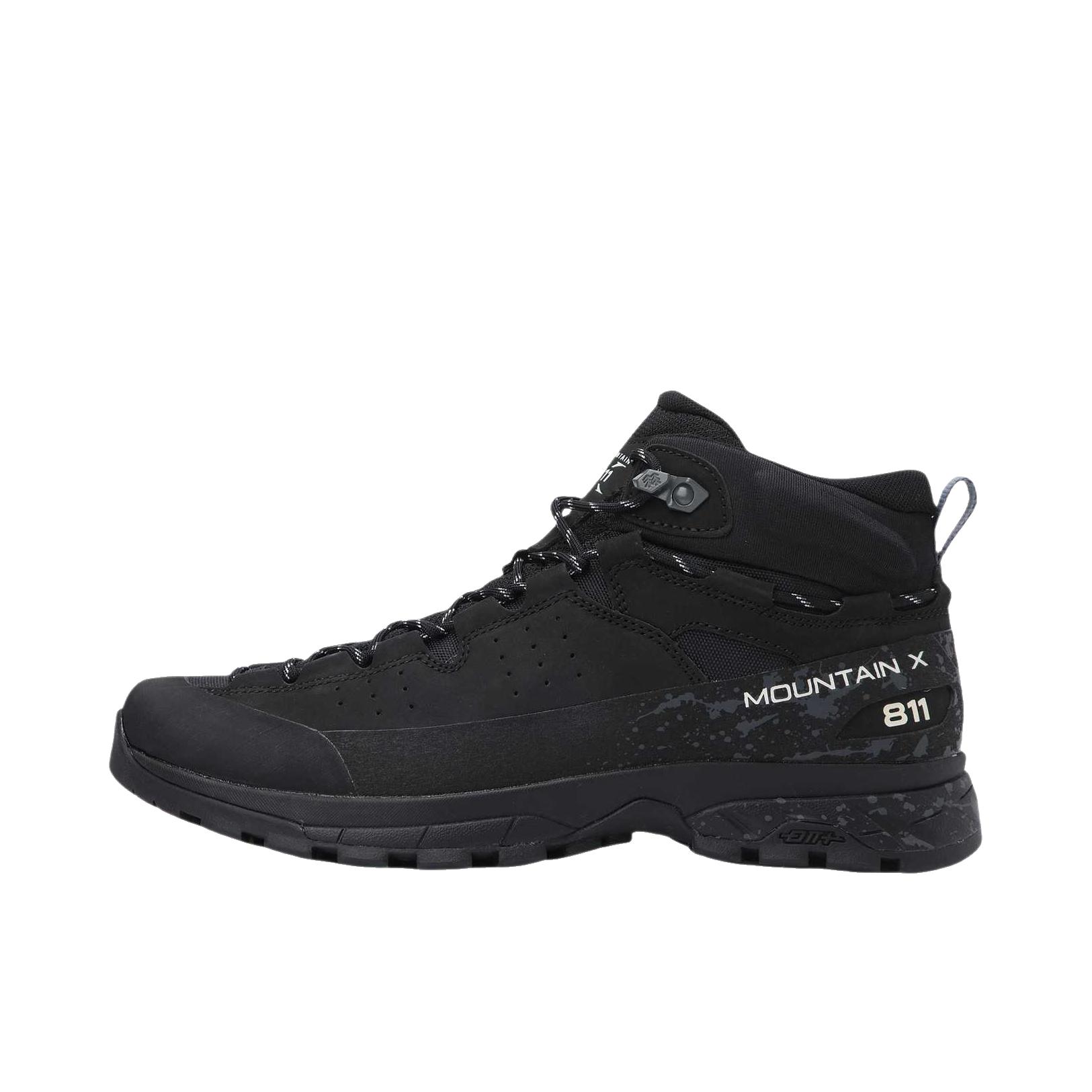推荐商品：KOLON SPORT/可隆 MOUNTAIN X 防滑耐磨 越野 徒步鞋 户外鞋 中帮/深黑色