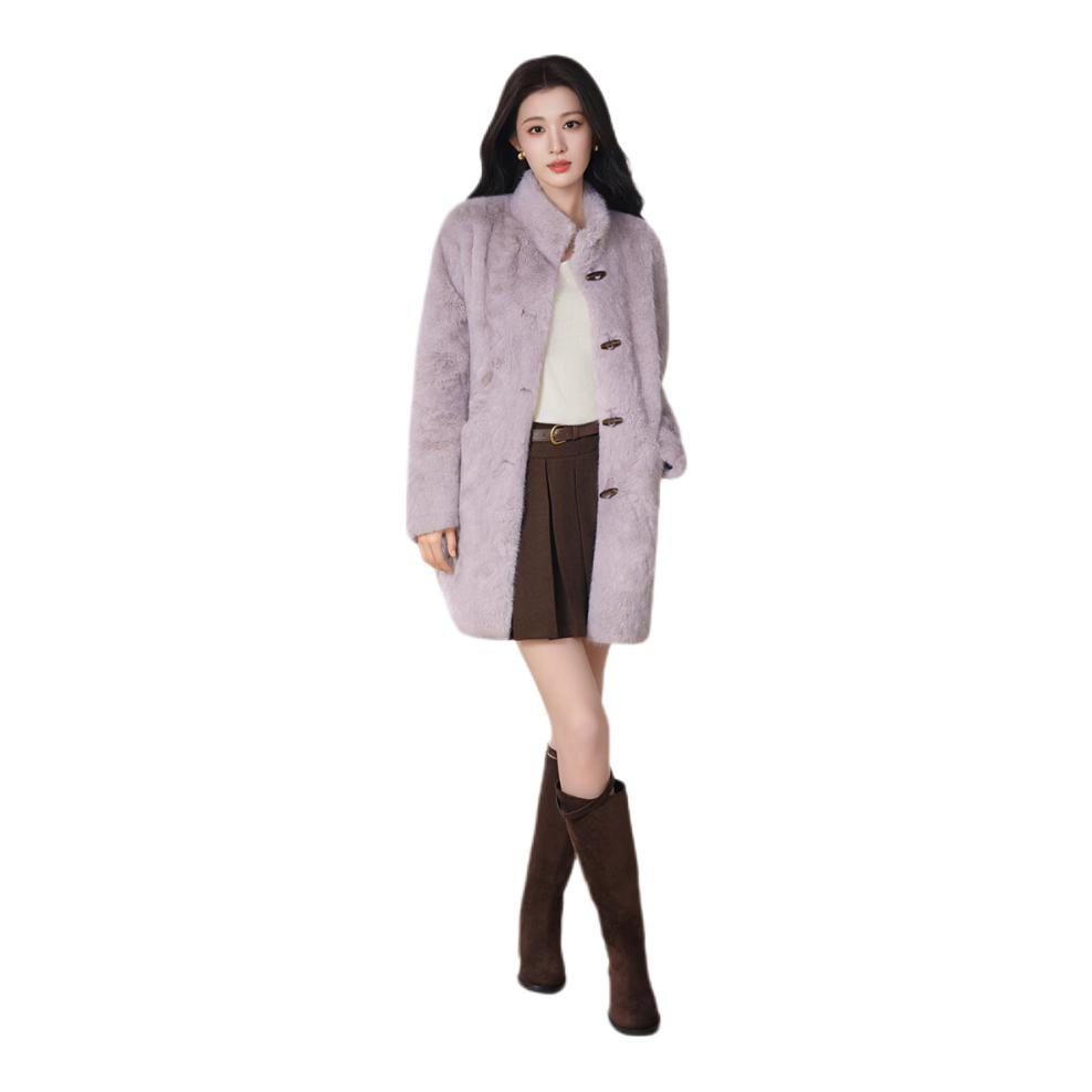 推荐商品：【王楚然同款】 香影 2026AW 猫猫绒毛绒皮草 女装 F86W760 米白