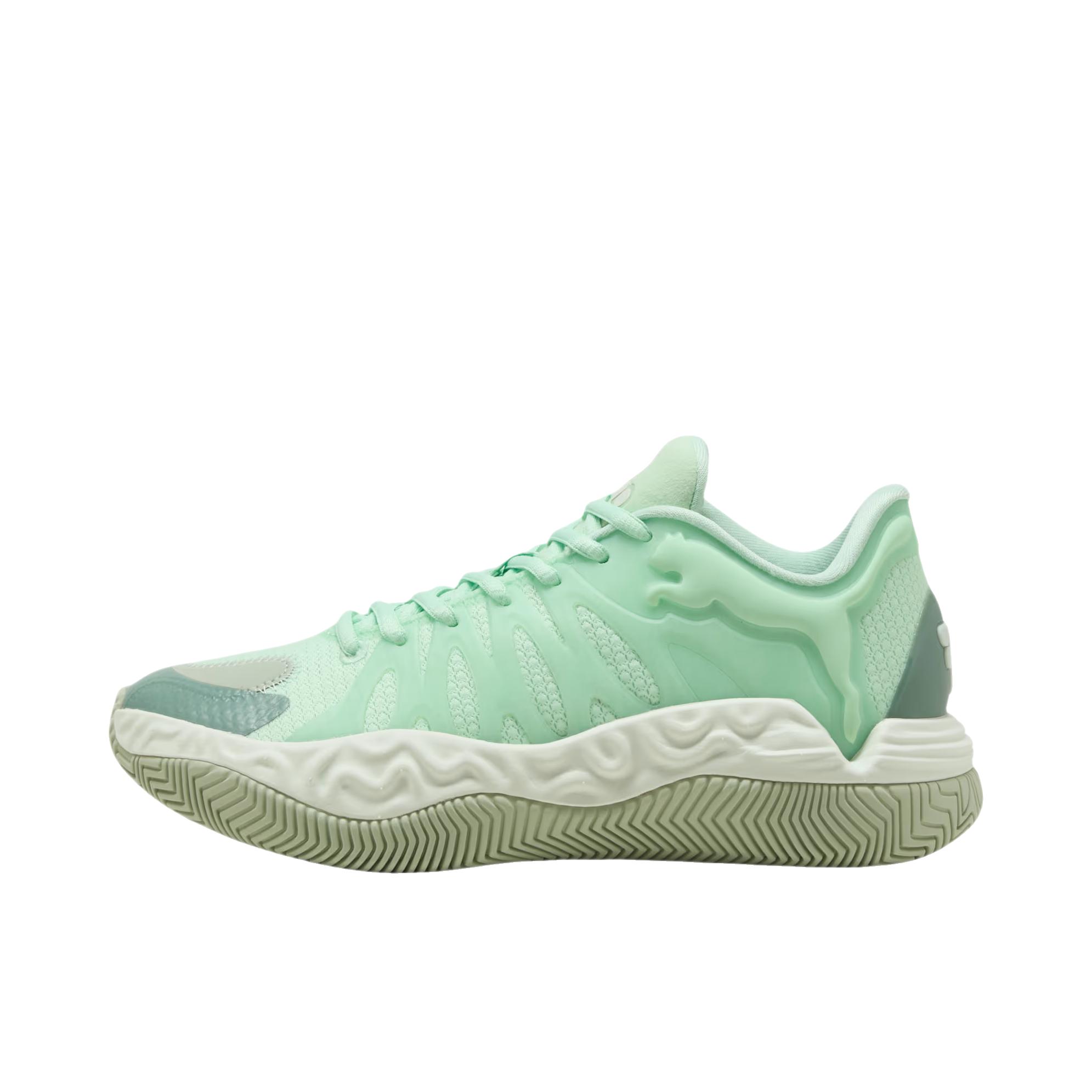 推荐商品：Puma/彪马 HALI 1 篮球鞋 低帮缓震舒适包裹性 低帮/大童/薄荷绿