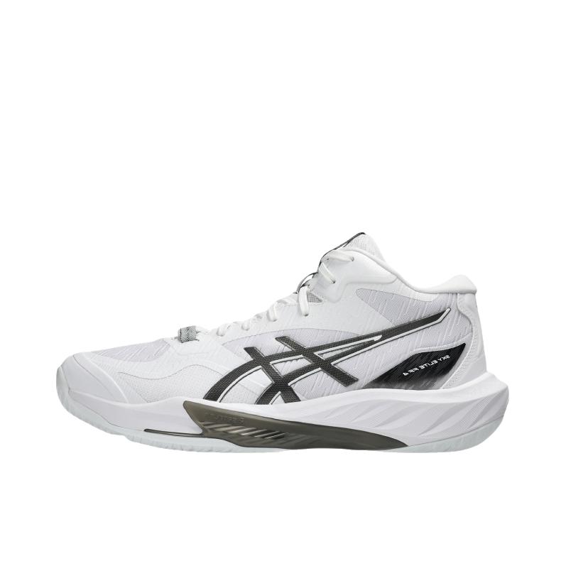 推荐商品：Asics/亚瑟士 SKY ELITE FF 4 排球鞋 柔软支撑厚底圆头 中帮/白色/褐色