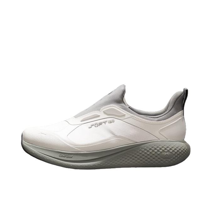 推荐商品：李宁 SOFT GO 3 SLIP ON WNTR 运动休闲鞋 防泼水通勤柔软 低帮/晶石灰/沥青灰