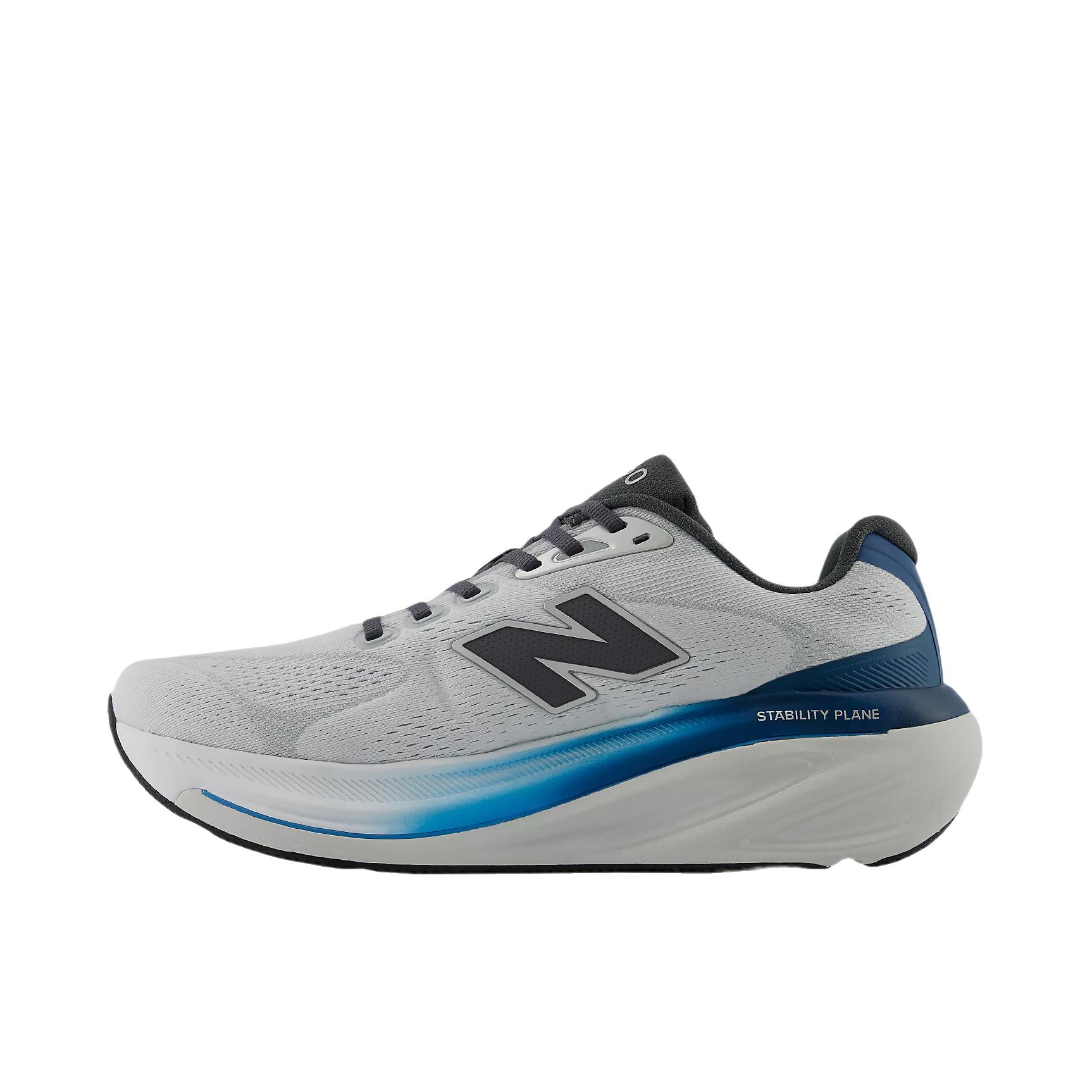 推荐商品：New Balance Fresh Foam X 860 v15 跑鞋 柔软休闲圆头厚底 D宽/低帮/石英灰/蓝色 