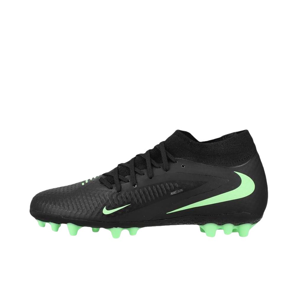 推荐商品：Nike Phantom 6 Academy AG 足球鞋 中端胶质短钉人造草地减震耐磨合成革包裹性比赛冬季防滑支撑 黑色