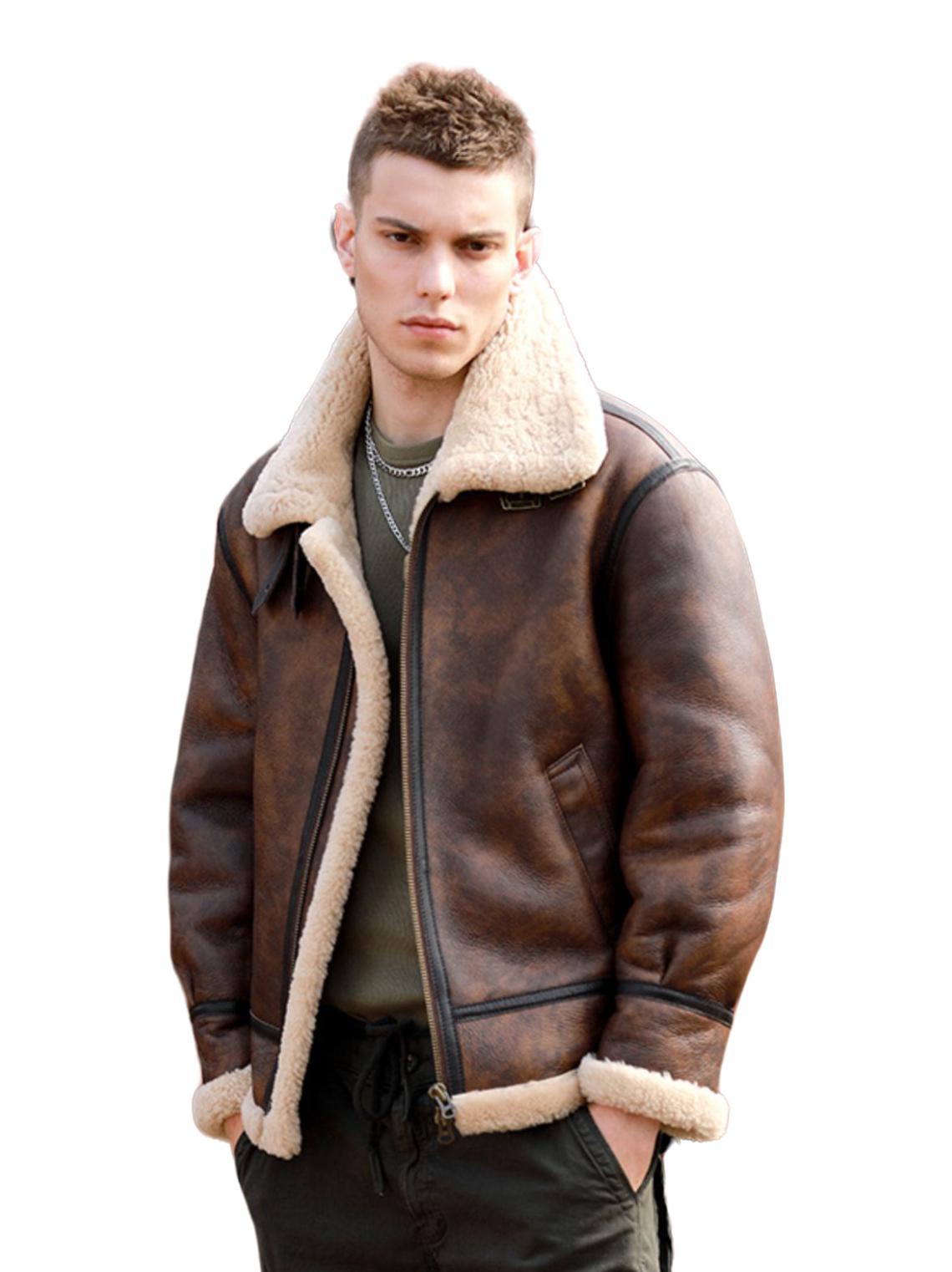 推荐商品：马尔特努 羊羔毛皮草加厚棉服 71168 复古棕