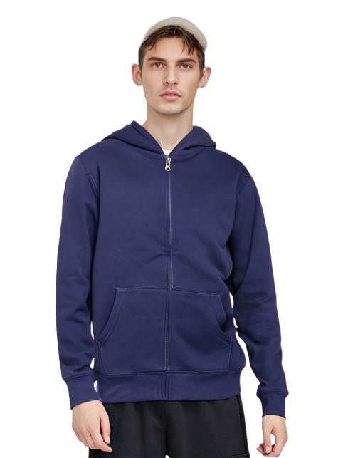 推荐商品：Ralph Lauren/拉夫劳伦童装 纯色拉链连帽卫衣 中大童 323547626001 藏青