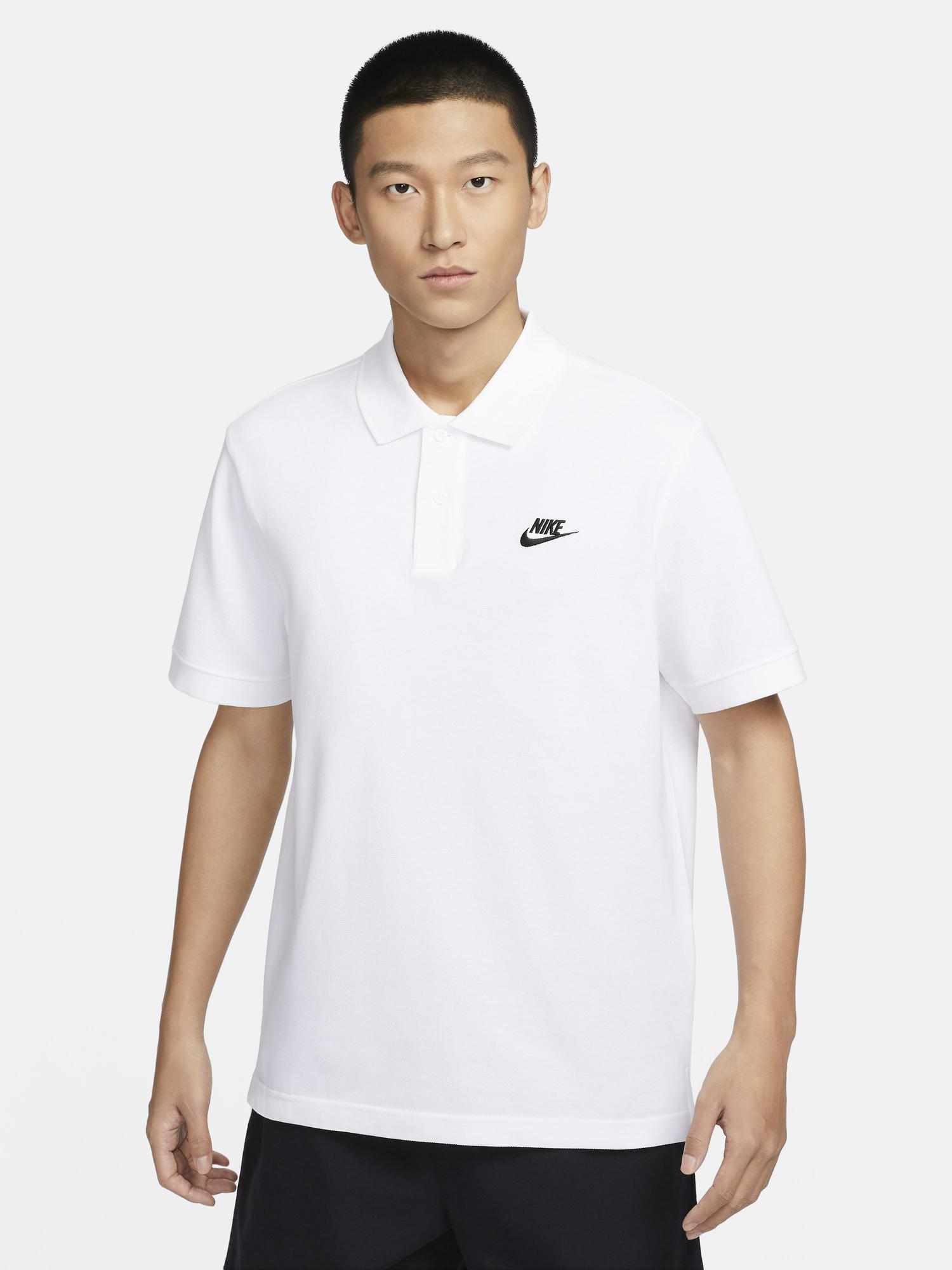 Nike Sportswear 手工不可思议直筒学院风搞怪刺绣图案微标翻领透气棉质套头圆领短袖Polo衫 CJ4457