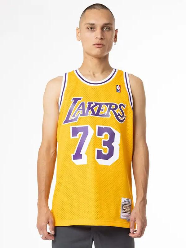推荐商品：Mitchell Ness 罗德曼 湖人队73号球衣 98-99/SW/Men