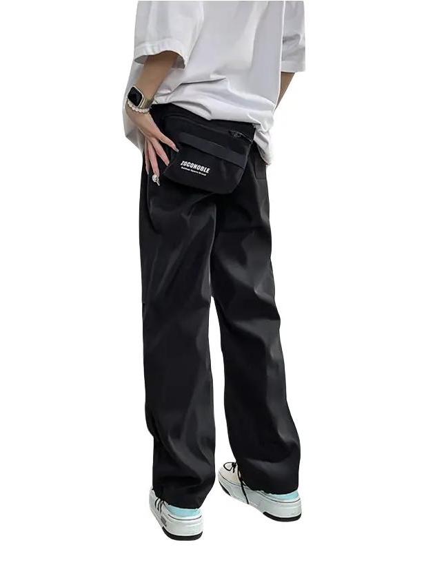 推荐商品：ZOCONOBLE/佐潮  微弹印花防水直筒御寒加绒工装裤 ZC230812N 黑