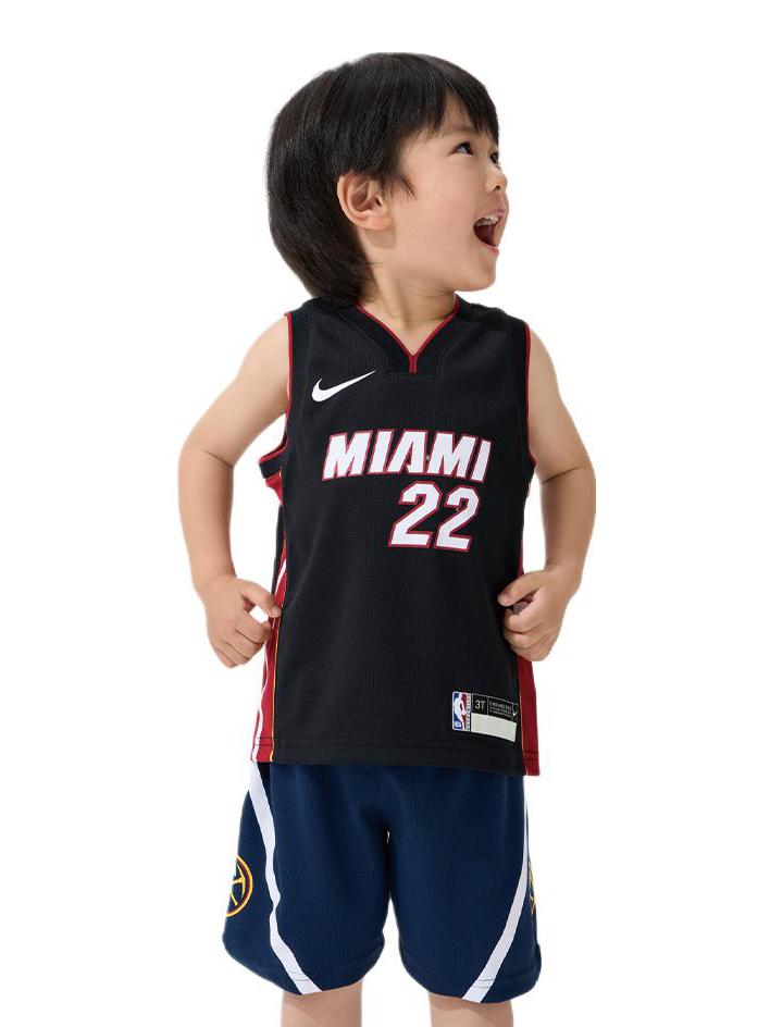 推荐商品：Nike NBA巴特勒 美式迈阿密热火队城市版复古无袖速干22号球衣赛季篮球服 22-23/Association/SW