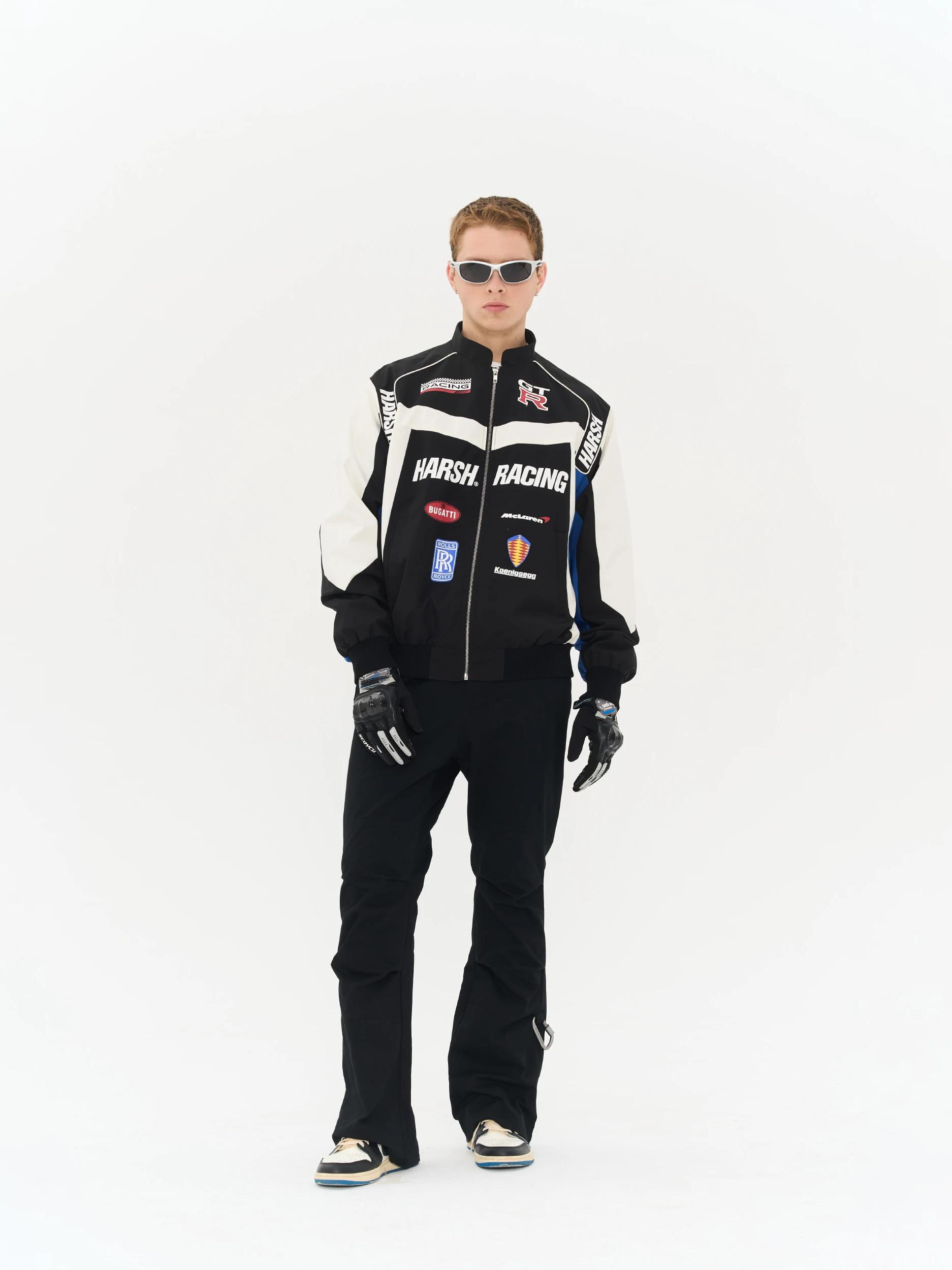 推荐商品：【汪苏泷同款】Harsh and cruel 桀骜不驯不规则拼接夹克 HM231050047 黑