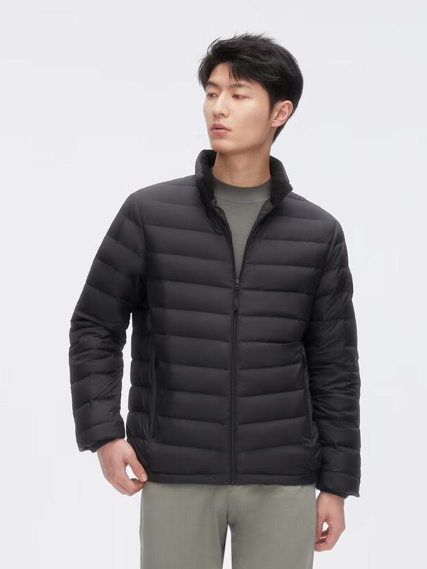 推荐商品：波司登 轻暖系列三防保暖修身轻便内穿短款叠变立领便捷收纳长袖叠穿羽绒服 B30131005 B40131005 黑