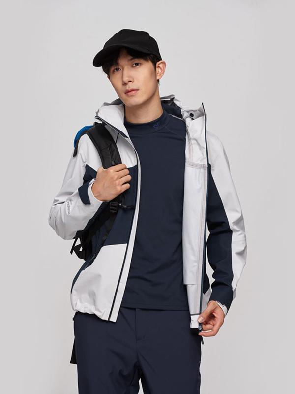 推荐商品：Northland Gore-tex 防风防水三层压胶硬壳长袖硬核单层冲锋衣 NWJDH6505E 灰色/蓝色