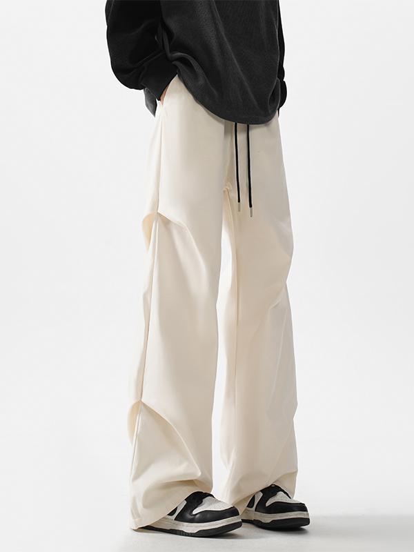 推荐商品：EUSU 防水直筒垂感冲锋裤 男女同款 E-640-K24271 浅卡其