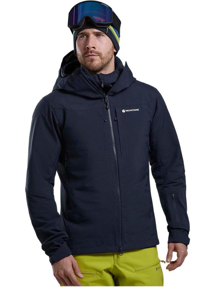 推荐商品：MONTANE/盟泰恩  防风透气防水耐磨连帽滑雪服 MNORH 深蓝