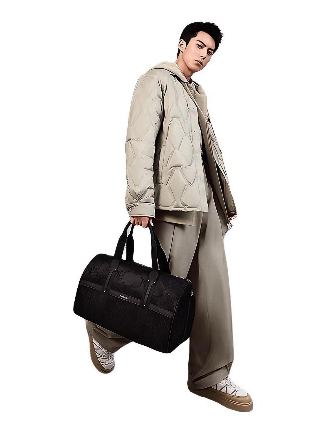 推荐商品：【王鹤棣同款】 PEACEBIRD/太平鸟  衬衫式鹅绒防风保暖翻领羽绒服 B1ACE4228 灰