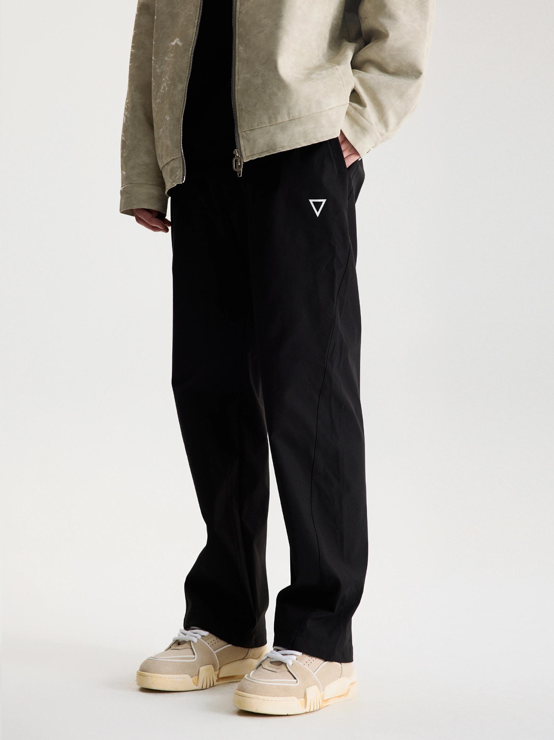 推荐商品：【李墨之同款】COLDSTON  美式直筒拉链中腰休闲长裤 男女同款 黑 COLDSAN01