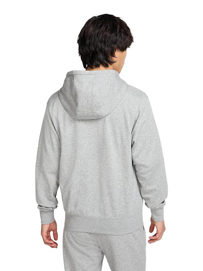 推荐商品：Nike/耐克童装 CLUB 拉链拼接开襟毛圈连帽刺绣卫衣 FN3885 灰