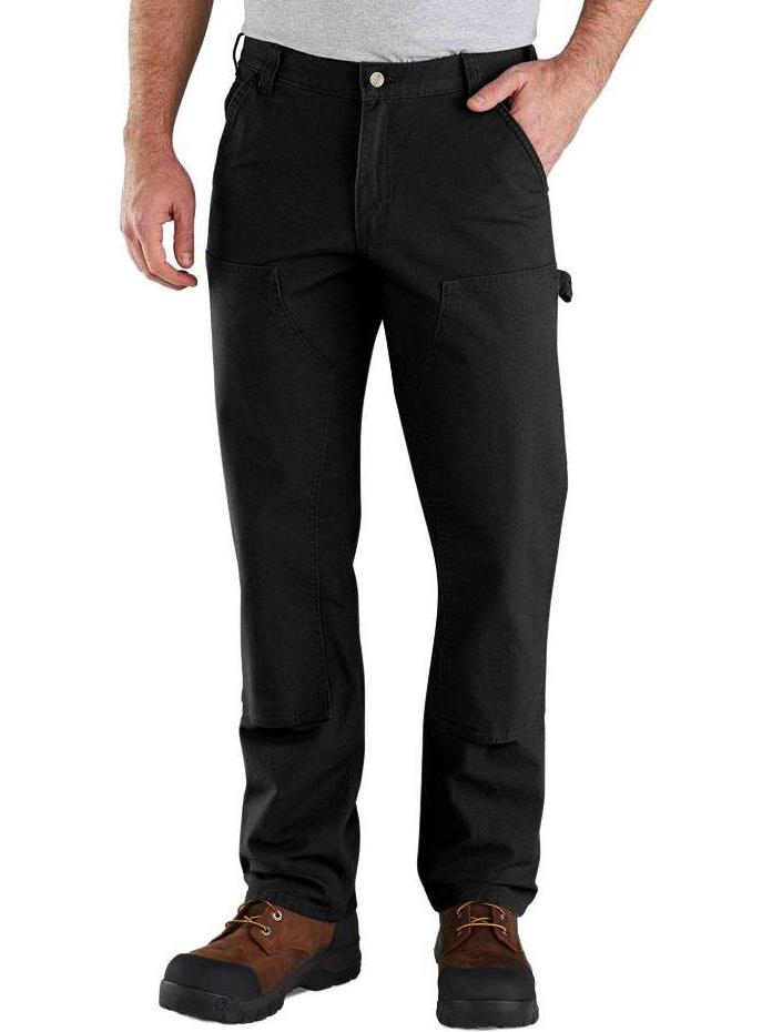 推荐商品：【库里同款】Carhartt/卡哈特 RUGGED FLEX系列水洗直筒双膝拉链工装裤 106679 黑