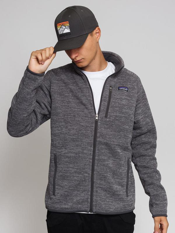 推荐商品：PATAGONIA/巴塔哥尼亚 防风保暖刺绣贴立领拉链长袖抓绒衣 25528 灰色