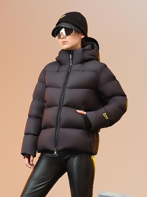 推荐商品：【田栩宁同款】高梵 黑金鹅绒服机能4.0加厚防风五格飞羽绒服 GH324153 高定骑士黑 