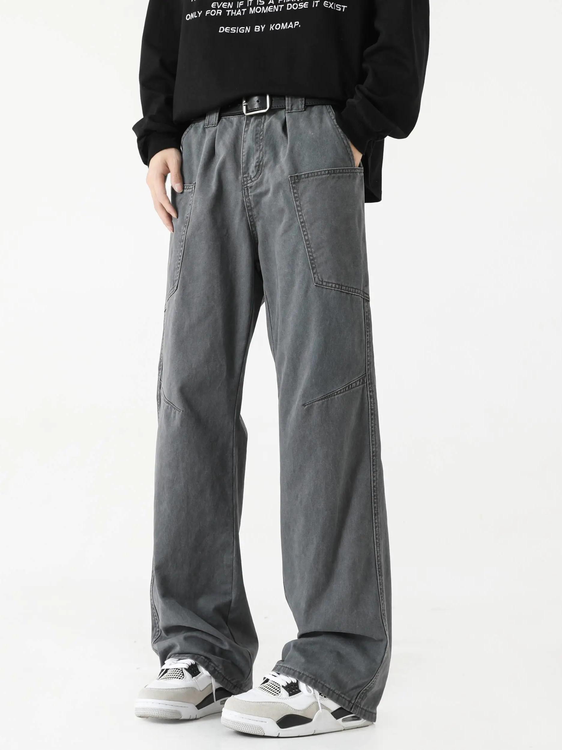 推荐商品：FAKE VINTAGE  耐磨纯色速干工装裤 FA-WC-W7000BB1 灰