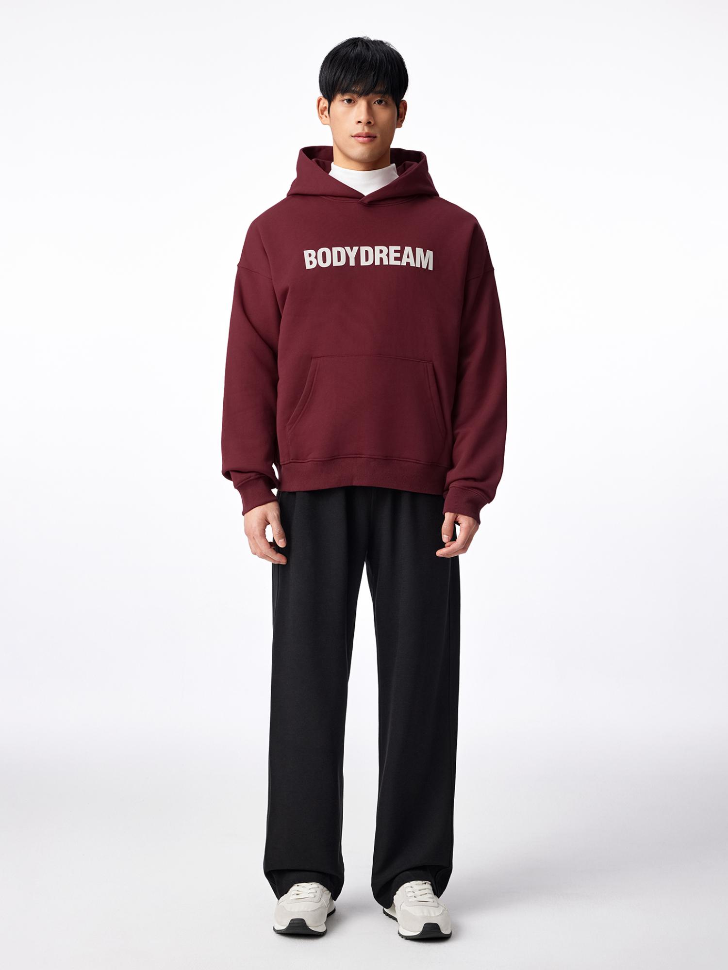 推荐商品：【罗一舟同款】bodydream 直筒重磅针织运动长裤 BM25A065 黑