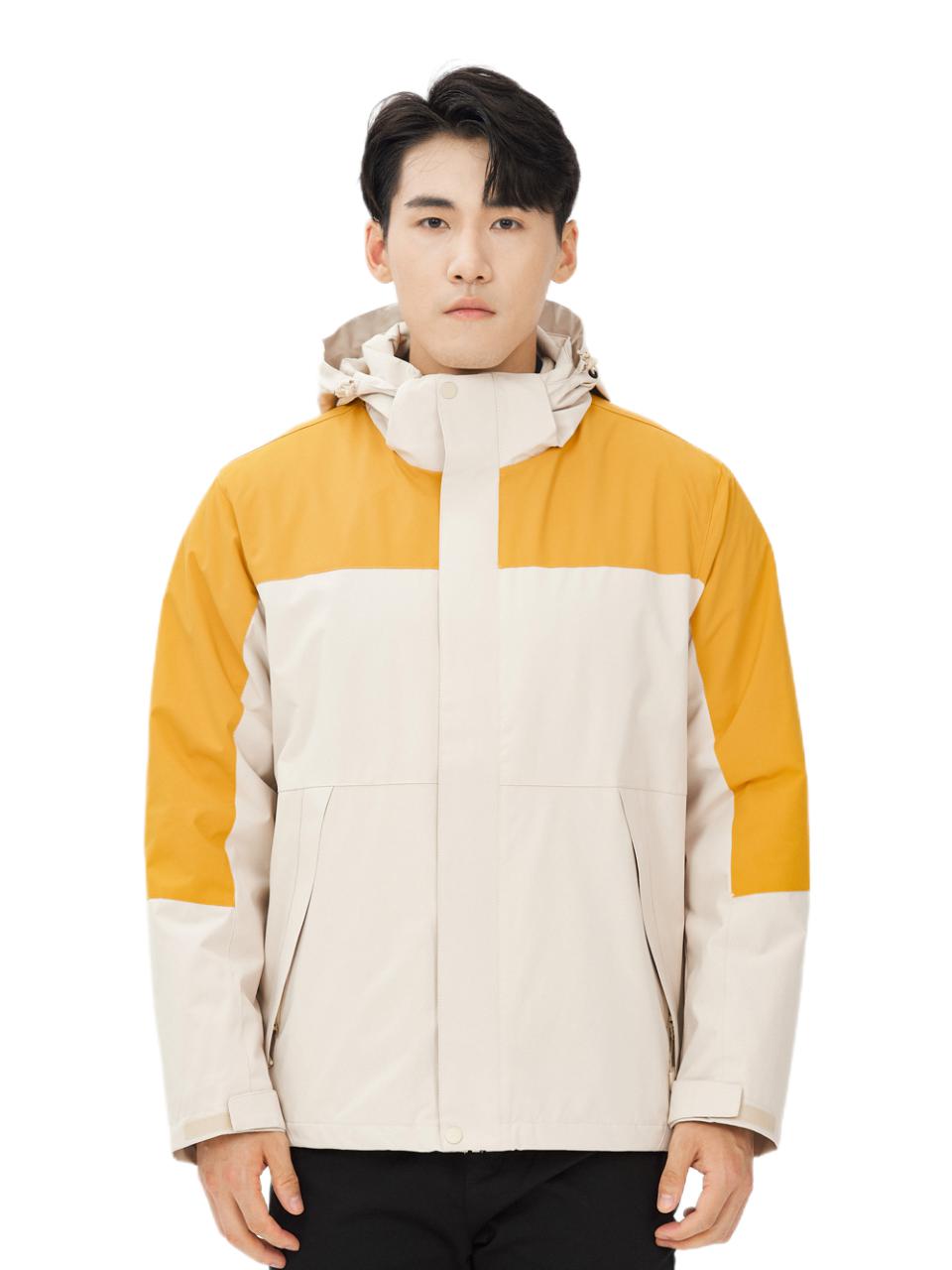 推荐商品：dzrzvd/杜戛地 防风防水三合一加绒冲锋衣 TFG220805220806 女款/320g摇粒绒三合一/卡其