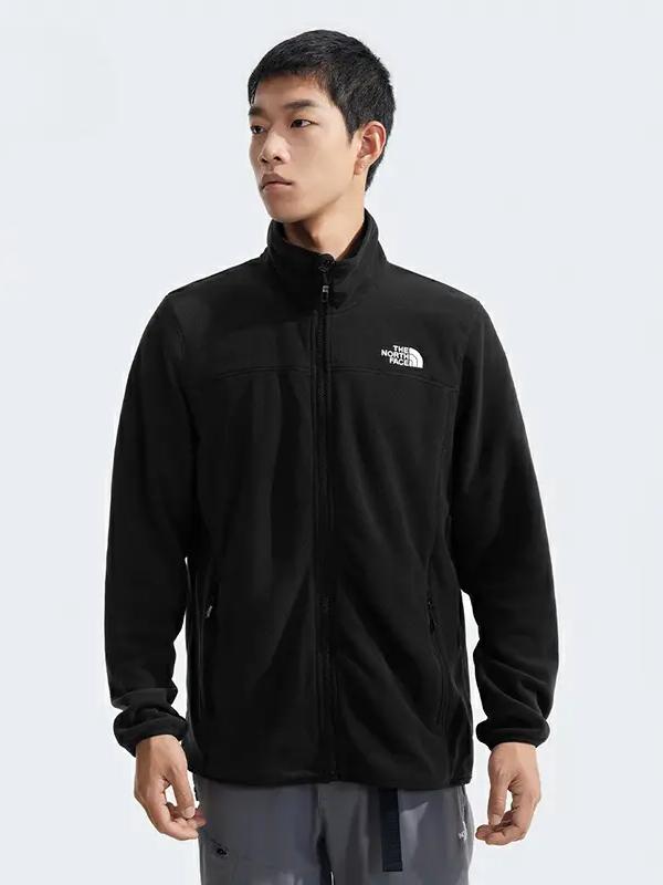 推荐商品：TheNorthFace/北面 户外防风防水保暖三合一系统梭织加厚立领开衫软壳抓绒衣 8AYK 宇宙黑