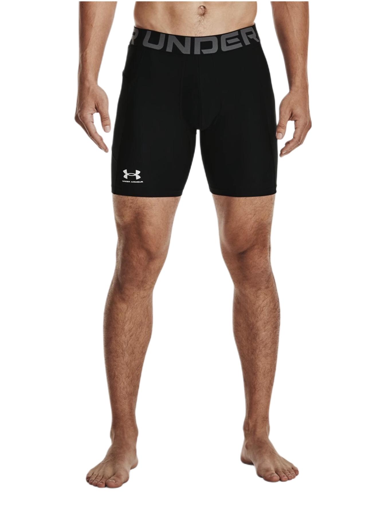 推荐商品：Under Armour 2021SS HeatGear® 高弹速干口袋紧身训练五分裤 1361596 黑