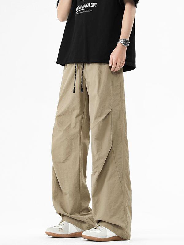 推荐商品：维路雅 美式抽绳直筒伞兵工装裤 S2808 卡其