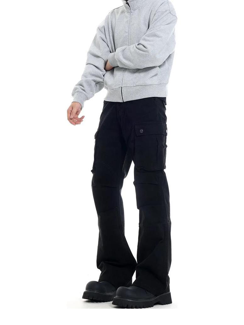 推荐商品：GBXM 美式重磅水洗多口袋工装裤 GBX88318 黑