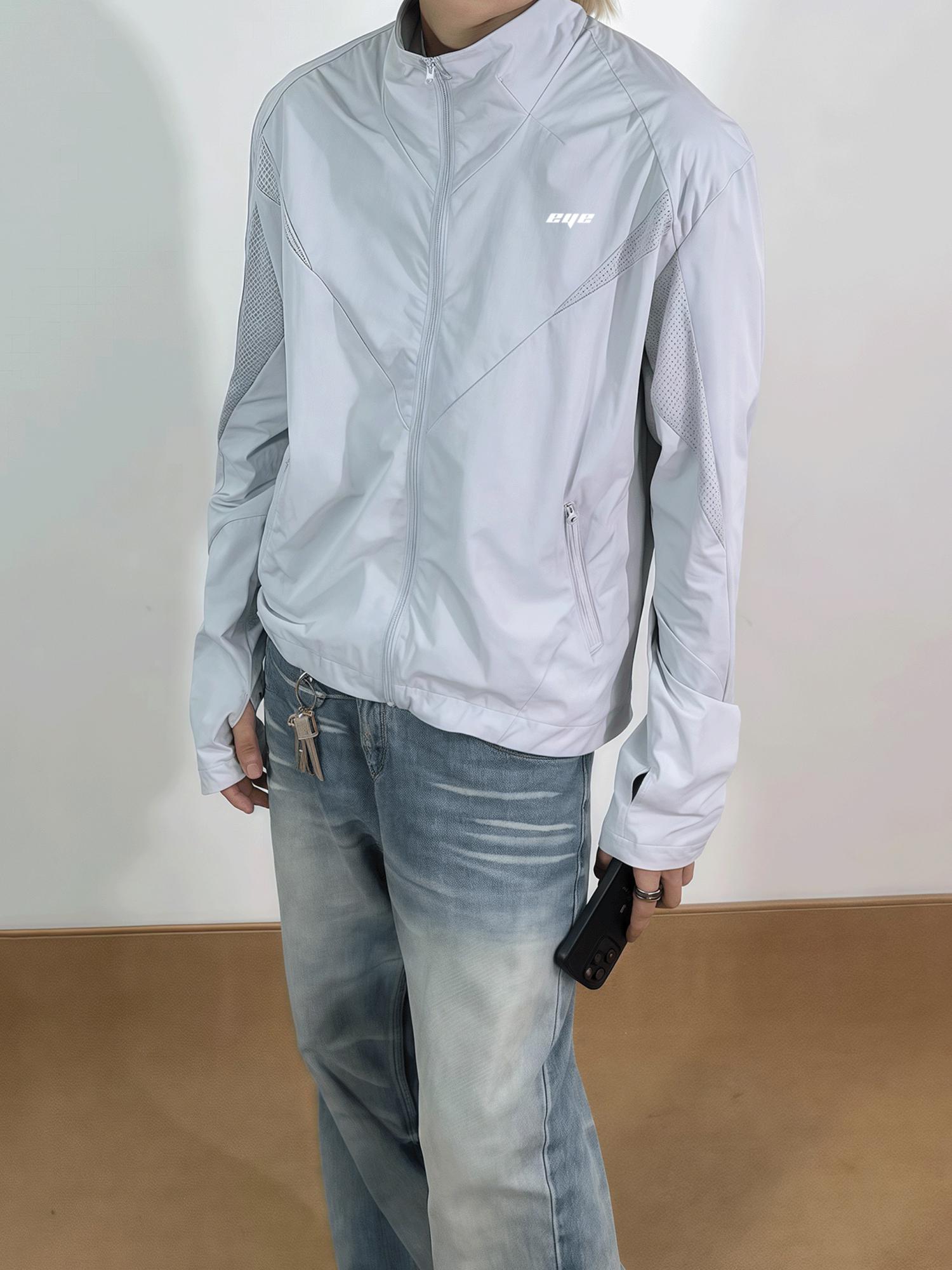 推荐商品：EYEUNDERSTAND 立领速干透气网眼防晒衣 ZJ-WT2542 灰