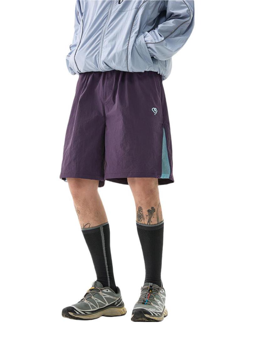 推荐商品：NARTALIY 速干美式五分网眼休闲短裤 N252V225 紫