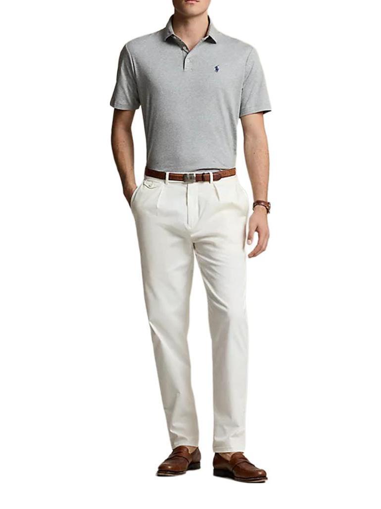 推荐商品：Ralph Lauren/拉夫劳伦 翻领透气短袖Polo衫 710660637007 灰
