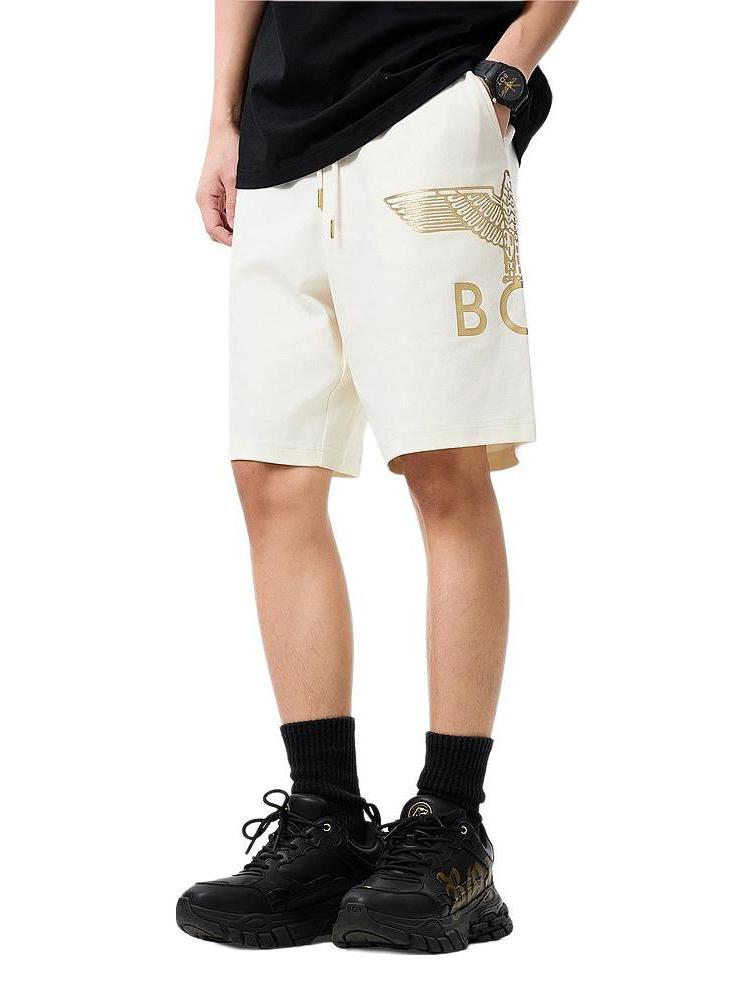 推荐商品：Boy London 系带中腰弹力休闲短裤 B252N13016 米白