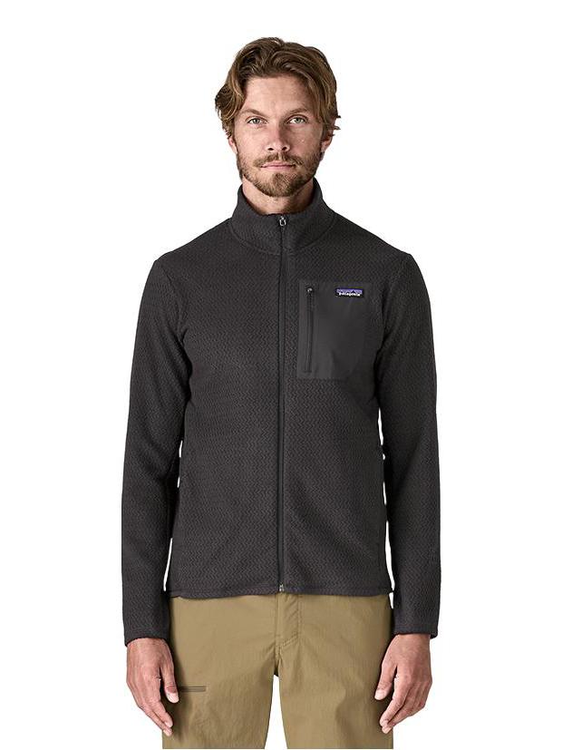 推荐商品：Patagonia/巴塔哥尼亚 R1 保暖速干透气长袖抓绒衣 40275 黑