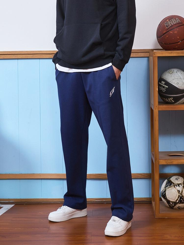 推荐商品：TIP-OFF 锋速系列直筒亲肤垂感针织运动长裤 WK2025006 藏青