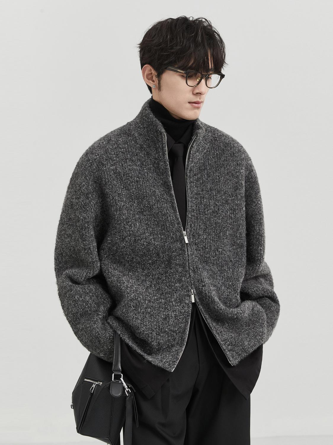 推荐商品：伯爵卓尔 保暖亲肤柔软长袖毛衣 Y441558 暗影灰