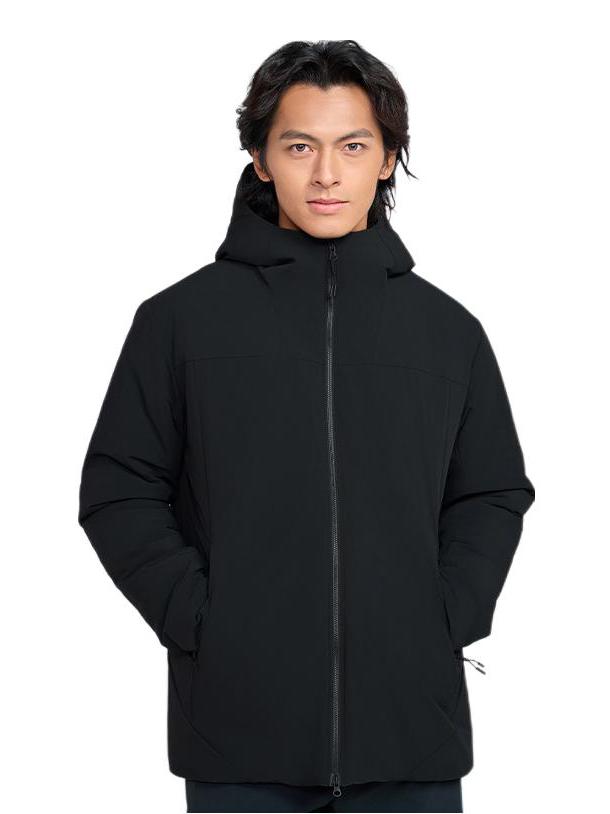 推荐商品：HIGHROCK/天石 鹅铠甲Primaloft金标保暖防风P棉耐磨加厚连帽棉服 男女同款 F24432 黑