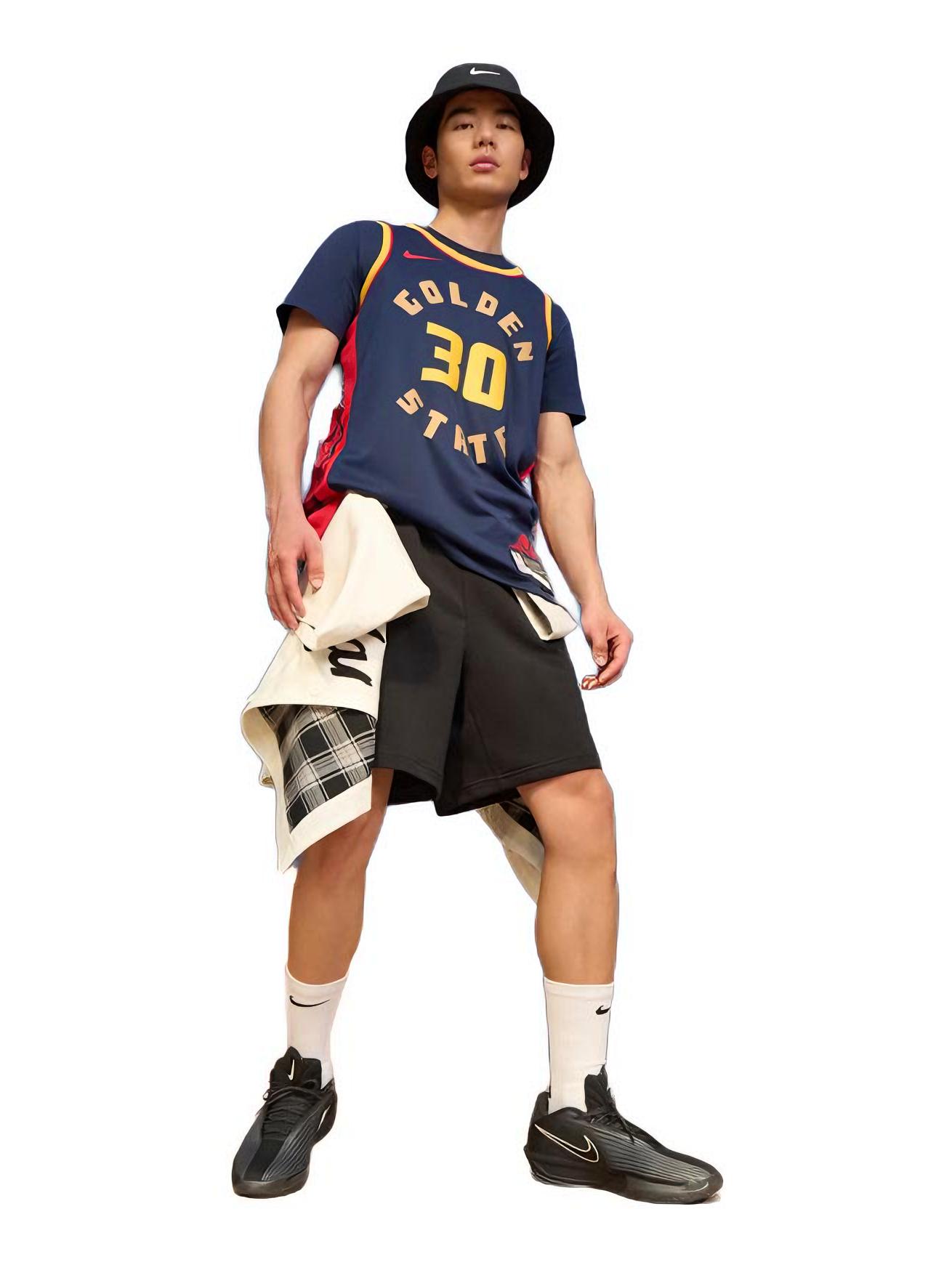 推荐商品：Nike NBA库里 金州城市限定勇士队 速干无袖圆领30号球衣 22-23/Hardwood Classic/SW