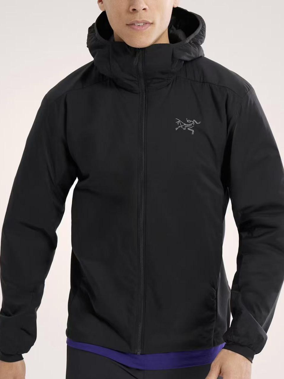 推荐商品：Arc'teryx/始祖鸟 Atom SV 保暖防水连帽拉链棉服 X000009902 黑/Black