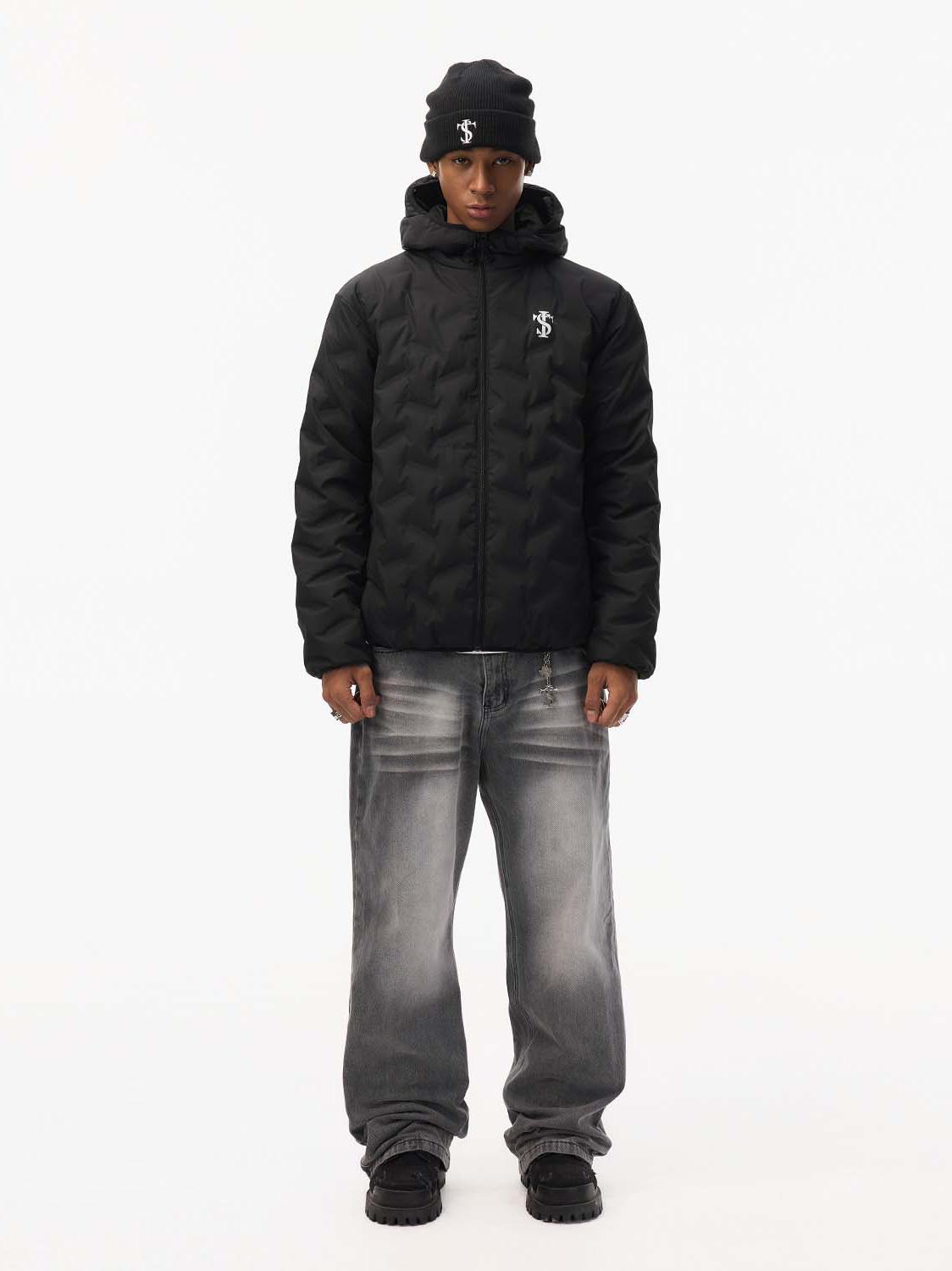 推荐商品：STK SMALL TOWN KID 美式复古轻薄羽绒服 STK25D053 黑