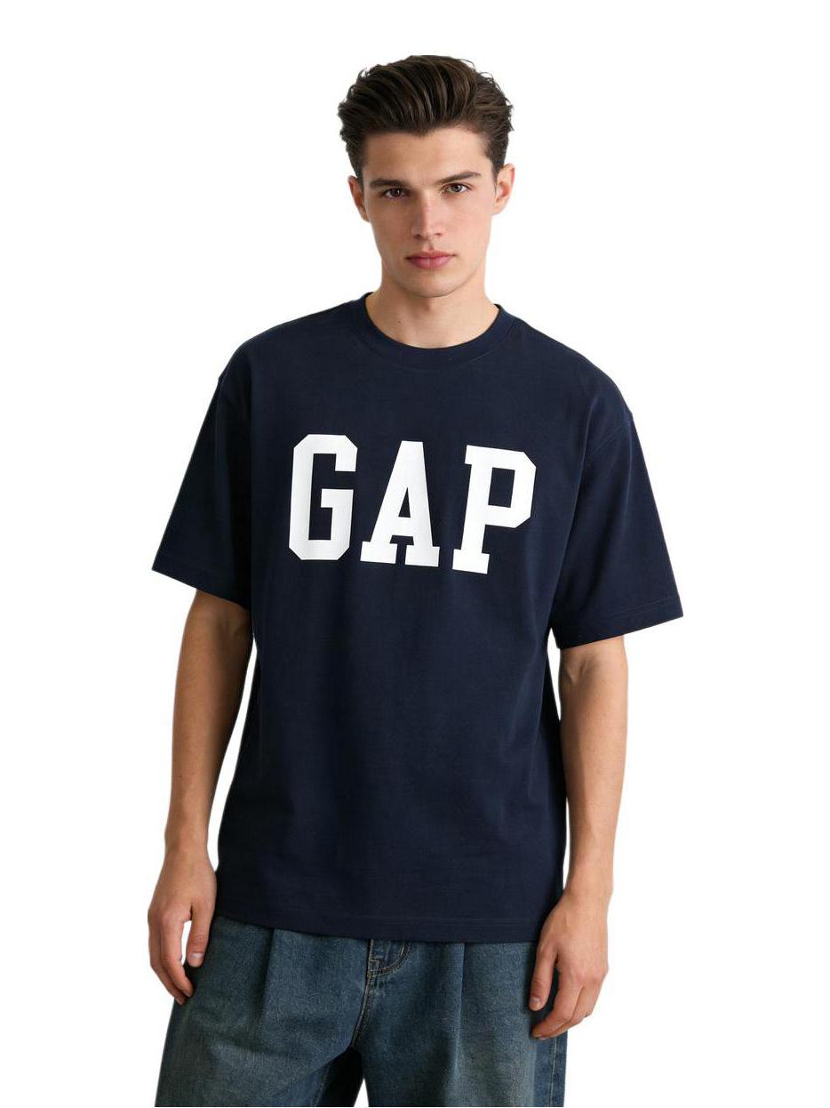 推荐商品：Gap 2026SS 圆领字母印花短袖T恤 866064 海军蓝