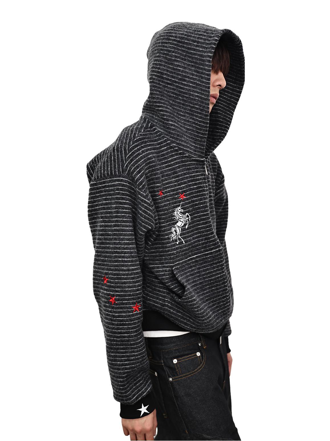 推荐商品：WANNA LAB 2026SS 拉链保暖连帽长袖卫衣 5030806 黑