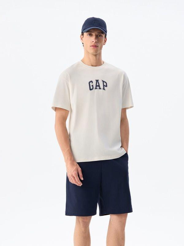 推荐商品：Gap 纯棉中性短袖T恤 755794 白