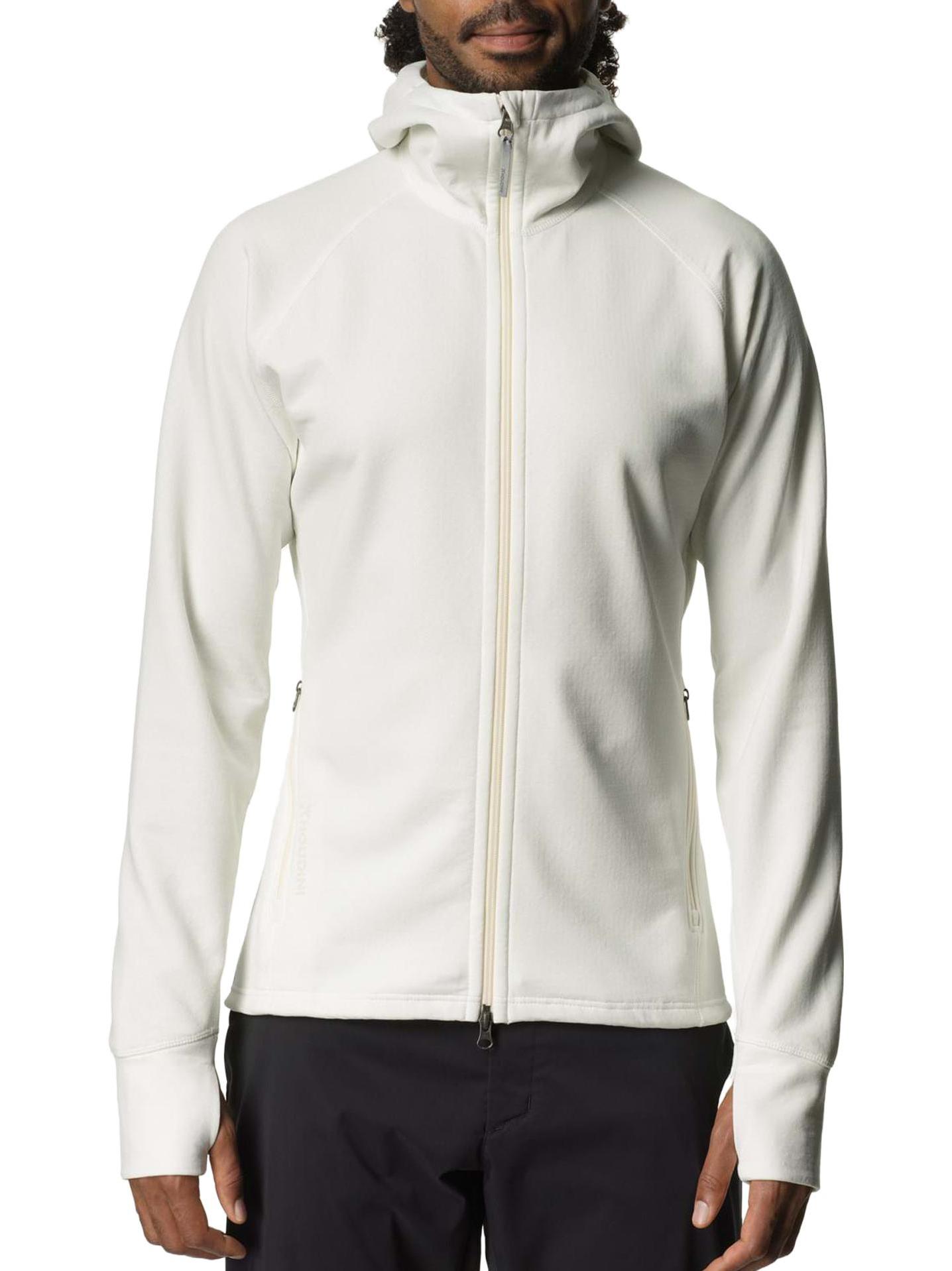 推荐商品：Houdini/胡丁尼 防风防静电透气耐磨抓绒衣 15810220714 纯白