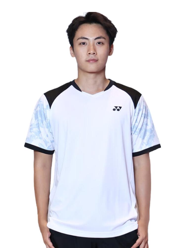 推荐商品：YONEX/尤尼克斯 2026SS 透气速干吸汗羽毛球服 1101426BCR 白