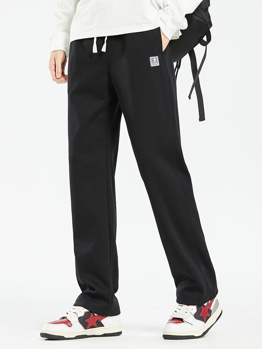 推荐商品：7 For All Mankind 系带垂感柔软亲肤微弹运动长裤 S7F1DD05801 黑/加绒