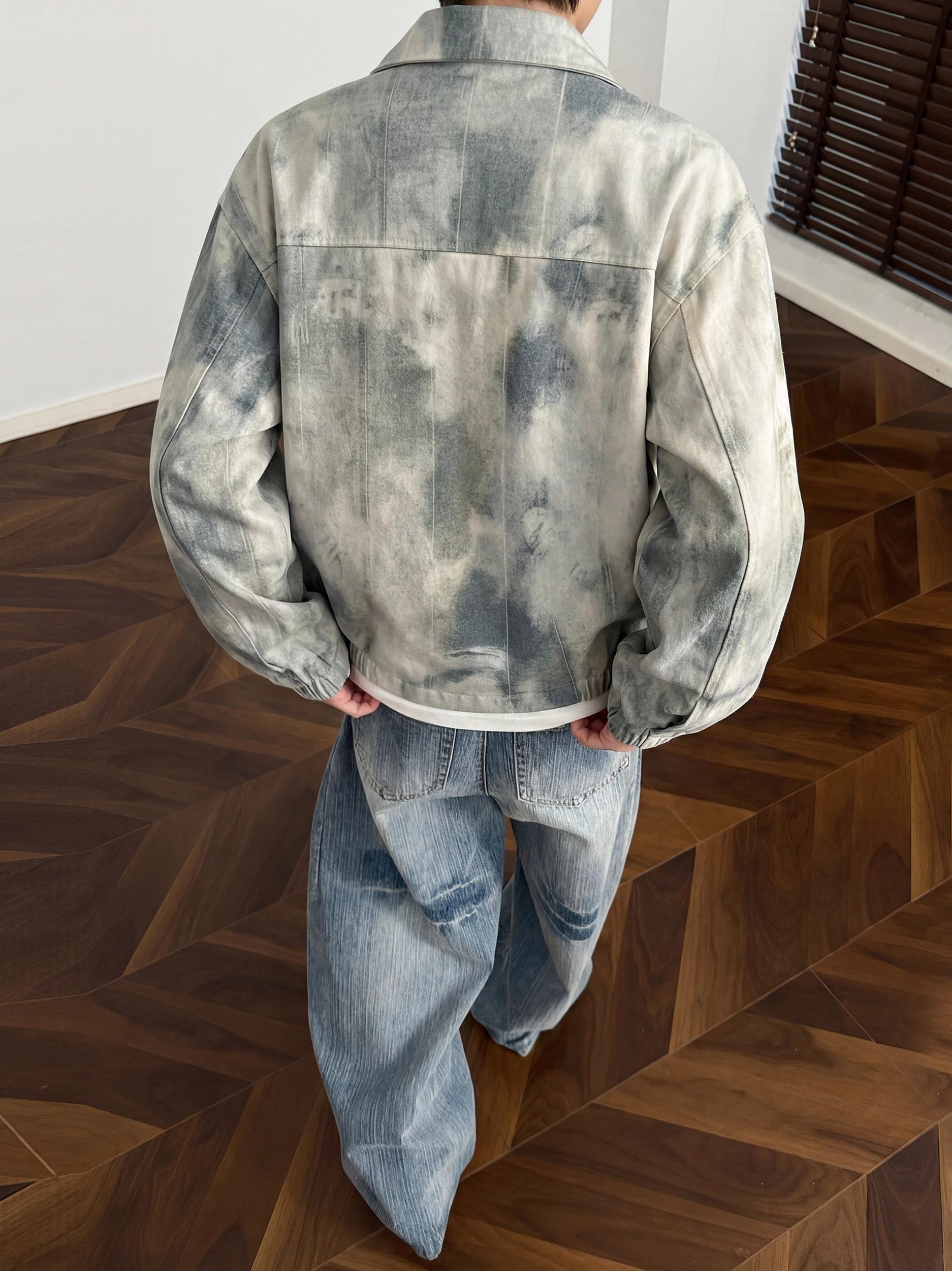 推荐商品：GRAMICA 2026SS 翻领单排扣长袖夹克 GM-6686+GF05 牛仔蓝